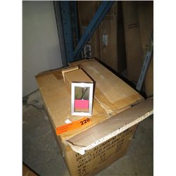 Case of aluminum frame LCD alarm clocks