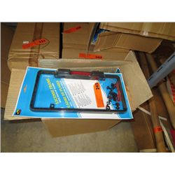 Case of license plate frames with back up alarms