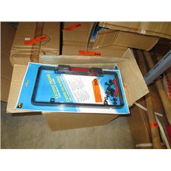 Case of license plate frames with back up alarms