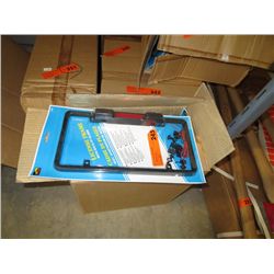 Case of license plate frames with back up alarms