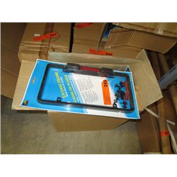 Case of license plate frames with back up alarms