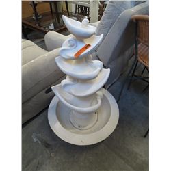 Electric fountain 39" tall, 28" dia.