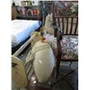 Image 1 : Pottery base lamp. Base 21" tall