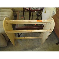 Vintage quilt rack
