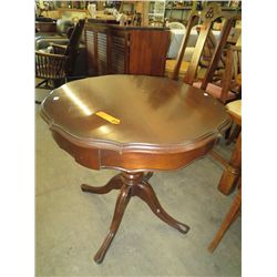 French Provincial table with drawer