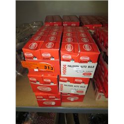 6 boxes of halogen automotive bulbs-H9004