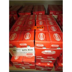 6 boxes of halogen automotive bulbs-H9004