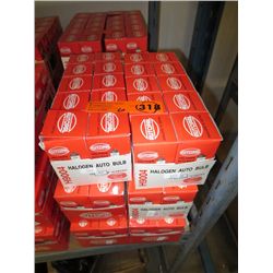 6 boxes of halogen automotive bulbs-H9004