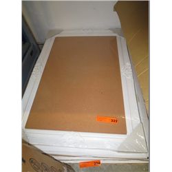 White plastic picture frame