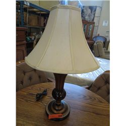 Vintage table lamp with shade 29" tall