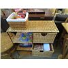 Image 1 : Wicker storage unit