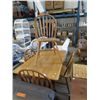 Image 1 : Pine kitchen table set - 5 piece