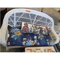 Four piece wicker set