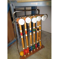 Vintage croquet set