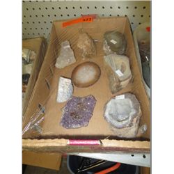 Eight stone items