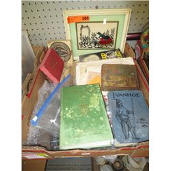 Box of vintage items