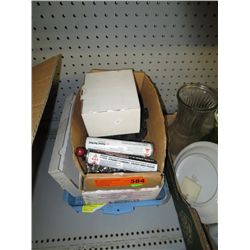 Tray of fuel cells, screws and bolts