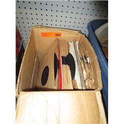 Box of 78 rpm records