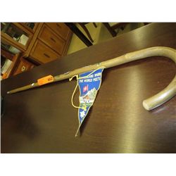 Vintage Swiss walking cane
