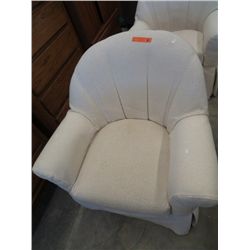 Tub chair with slip cover