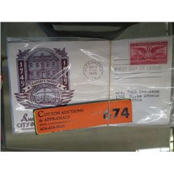 Approx 2 doz. - First Day Issue stamped envelopes