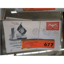 Approx 2 doz. - First Day Issue stamped envelopes