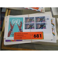Approx 2 doz.   - First Day Issue stamped envelopes