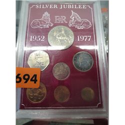 Silver Jubilee Mint English presentation set