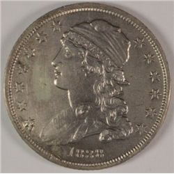 1838 BUST QUARTER AU