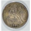 Image 2 : 1890 SEATED DIME PCGS MS 64 CAC! SUPERB! RATTLER