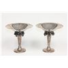 Image 1 : Pair Jensen style sterling silver grape compotes