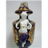 Image 6 : Pair cobalt blue figural Sevres covered  vases