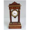 Image 1 : Rosewood inlaid bronze mounted Portico clock