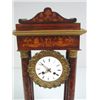 Image 2 : Rosewood inlaid bronze mounted Portico clock
