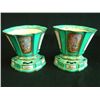 Image 2 : Pair 19th c. Sevres cache pots on stands