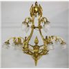 Image 1 : 19th c. Louis XVI style bronze chandelier