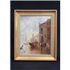 Image 1 : Gilt framed oil painting "Venetian Scene"