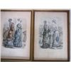 Image 3 : Lot of 7 framed French "Fashion" prints