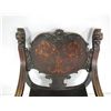 Image 2 : 19th c. R.J. Horner inlaid mahogany throne chair