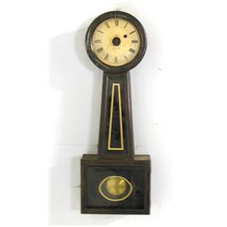 Antique Boston, Mass. mahogany banjo clock