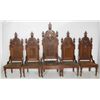 Image 1 : Group lot of 5 Victorian Gothic chairs