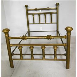 Brass bed