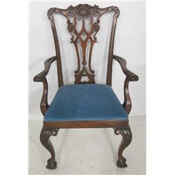 Mahogany Chippendale chair