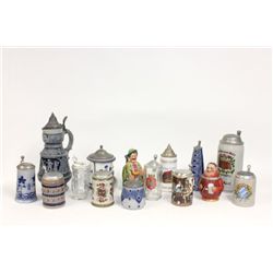 15 Various steins