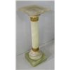 Image 1 : Onyx pedestal with bronze bands