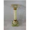Image 2 : Onyx pedestal with bronze bands