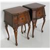 Image 3 : Pair walnut Italian commodes