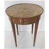 Image 1 : 19th c. parquetry bouilotte table