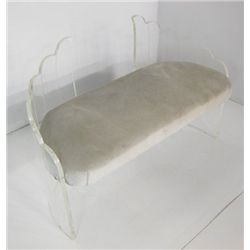 Charles Hollis Jones lucite wing bench