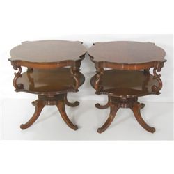 Pair Regency style lamp tables ca. 1940's